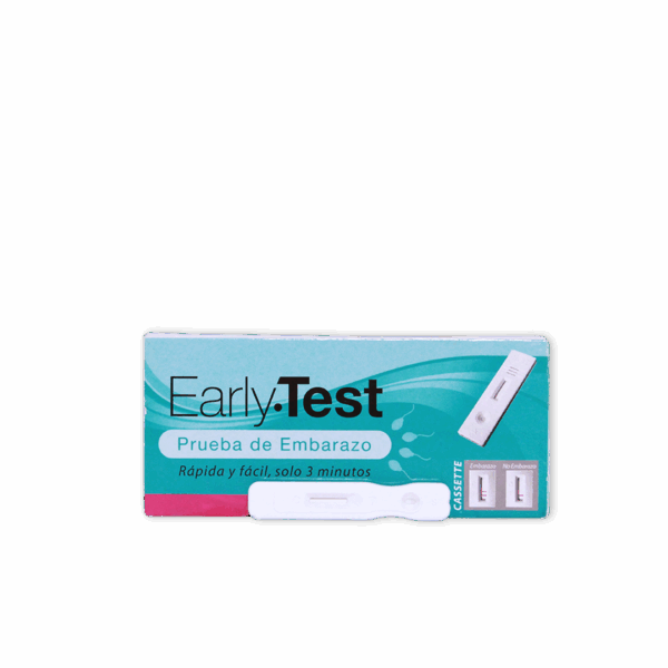 Prueba de embarazo tipo cassete