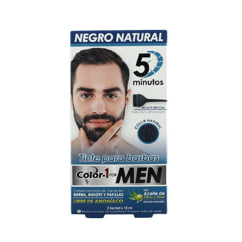 tinte en polvo para barbas, barba negra, barba masculina, 5 minutos, tintura instantanea, barberos, barbería