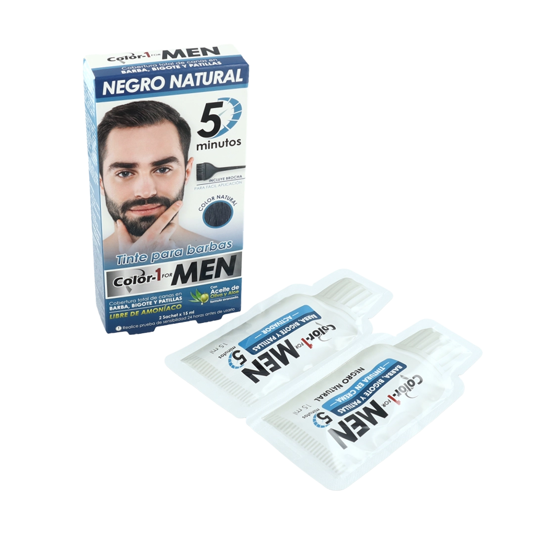 tinte en polvo para barbas, barba negra, barba masculina, 5 minutos, tintura instantánea, barberos, barbería